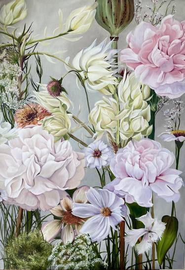 Original Contemporary Floral Paintings by Anna Zhdanyuk