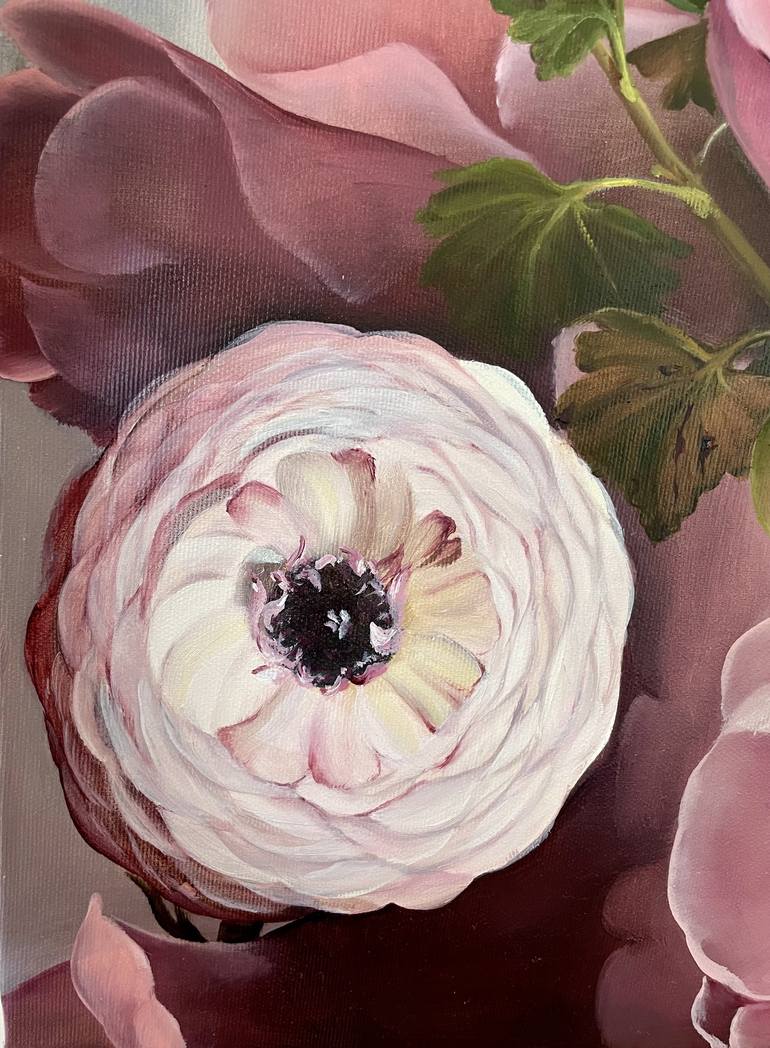 Original Contemporary Botanic Painting by Anna Zhdanyuk