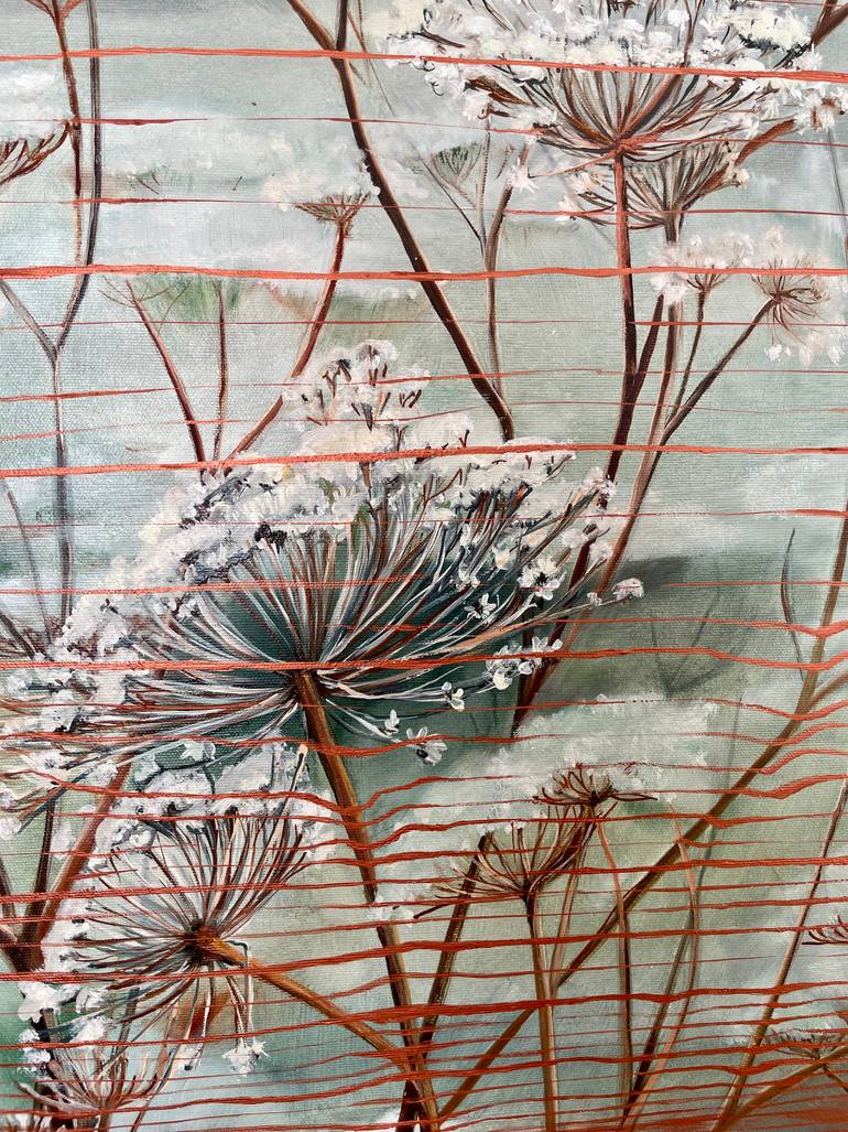 Original Abstract Science/Technology Painting by Anna Zhdanyuk