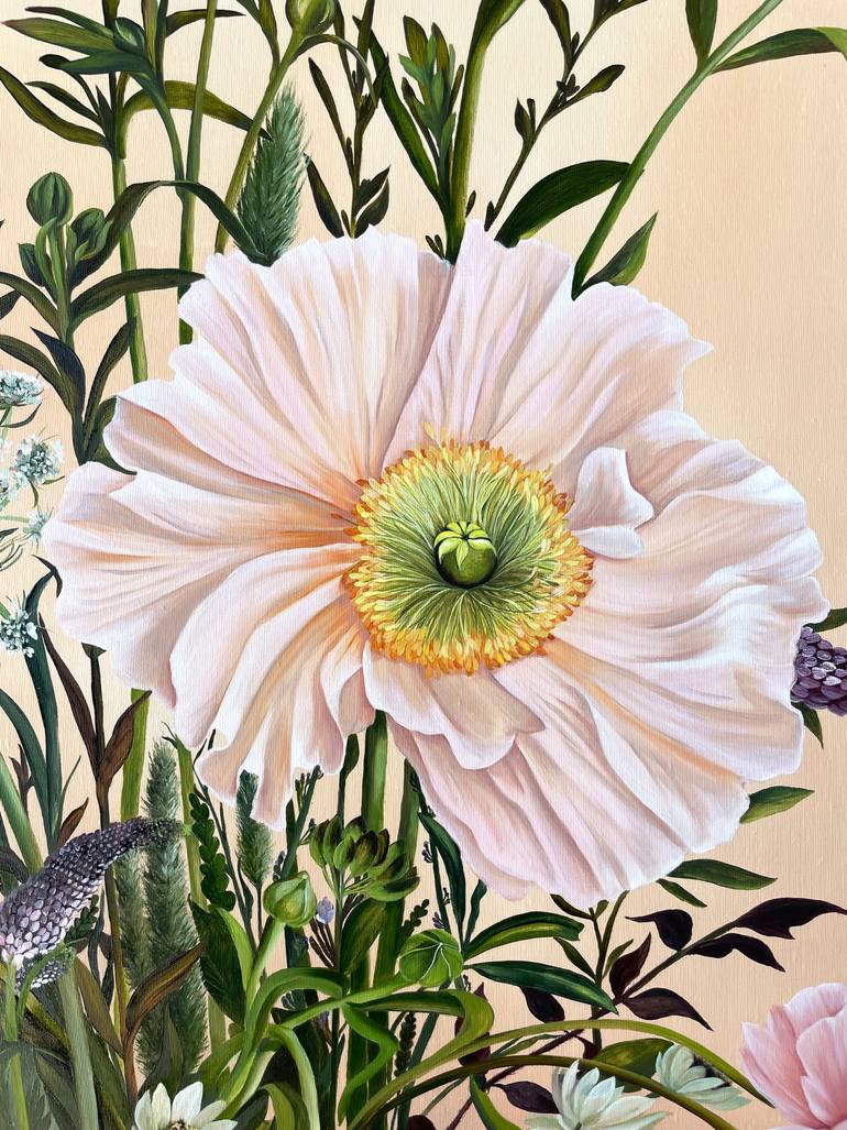 Original Contemporary Floral Painting by Anna Zhdanyuk