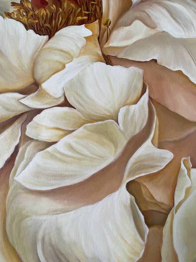 Original Abstract Floral Painting by Anna Zhdanyuk