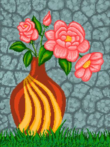 Flowers Pixel Art thumb