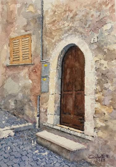 Original Illustration Rural life Paintings by FERDINANDO CICCHETTI