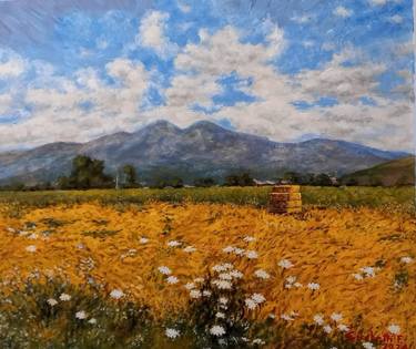 Original Impressionism Landscape Painting by FERDINANDO CICCHETTI