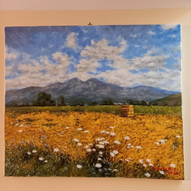 Original Impressionism Landscape Painting by FERDINANDO CICCHETTI