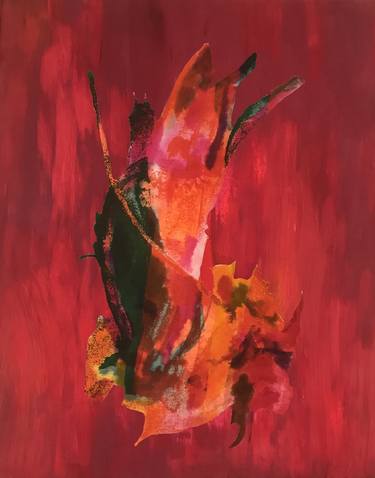 Original Abstract Mixed Media by Maruta Koncevica