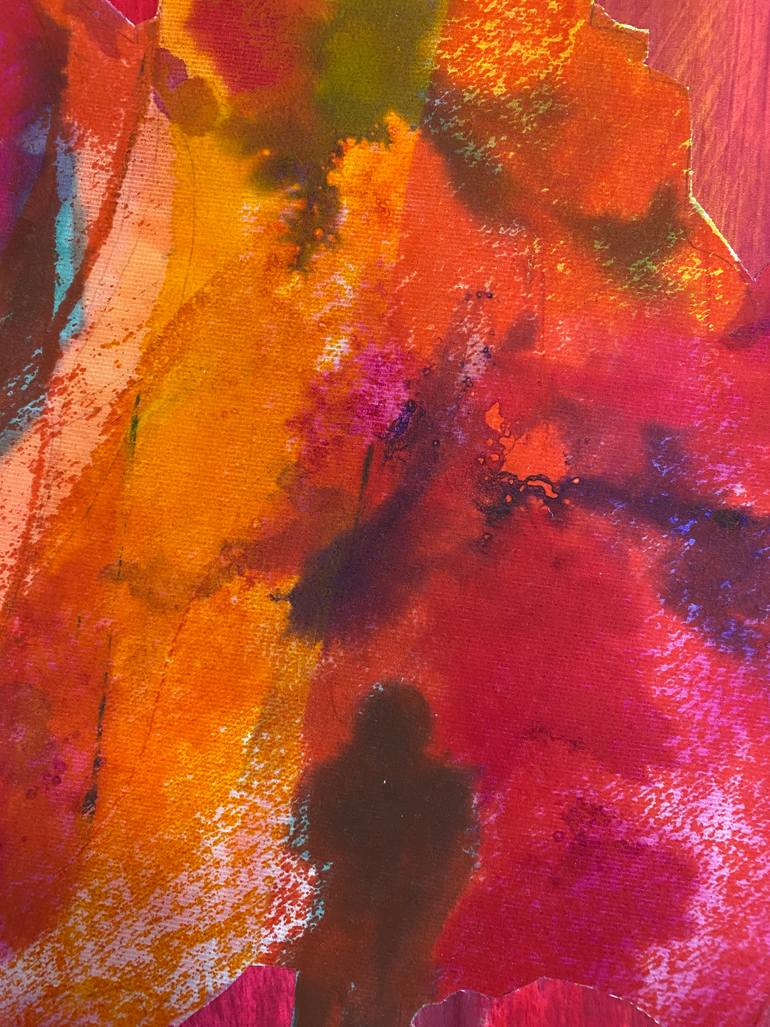 Original Abstract Mixed Media by Maruta Koncevica