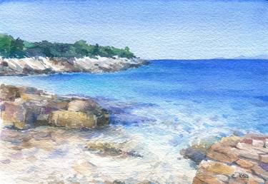 Original Fine Art Beach Paintings by Jenny Klein