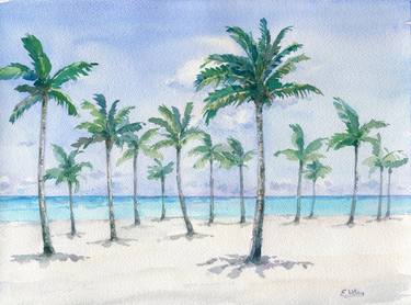 Original Impressionism Beach Paintings by Jenny Klein