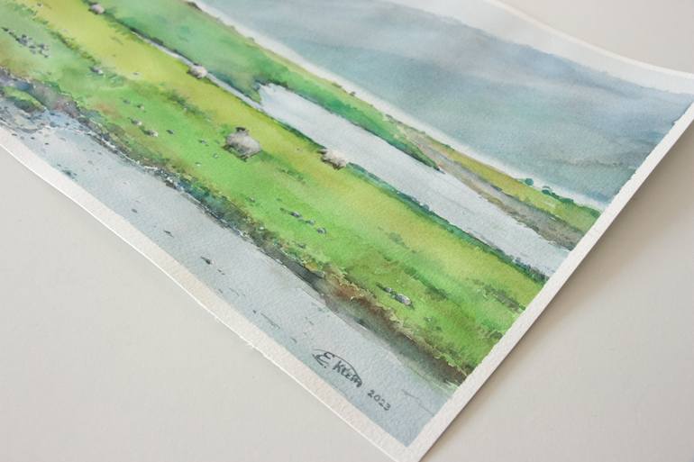 Original Impressionism Landscape Painting by Jenny Klein