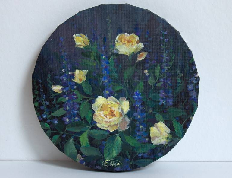 Original Realism Floral Painting by Jenny Klein