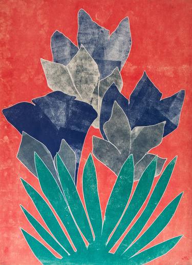 Original Contemporary Floral Printmaking by Aprille McShane