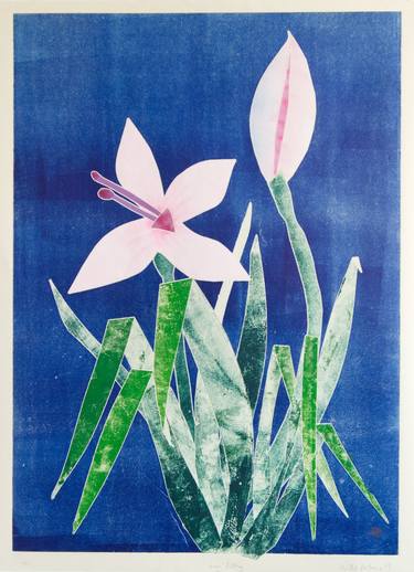 Original Illustration Botanic Printmaking by Aprille McShane