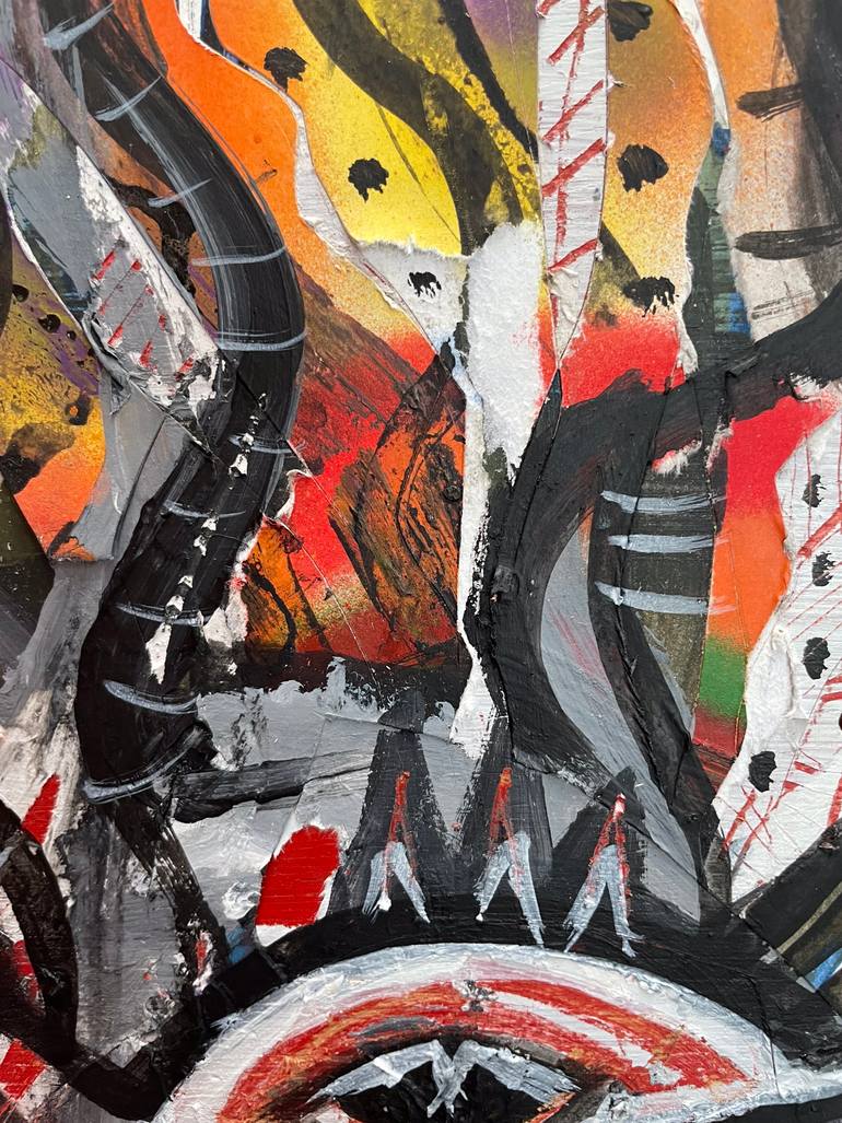 Original Abstract People Painting by - Pigeonfoot -