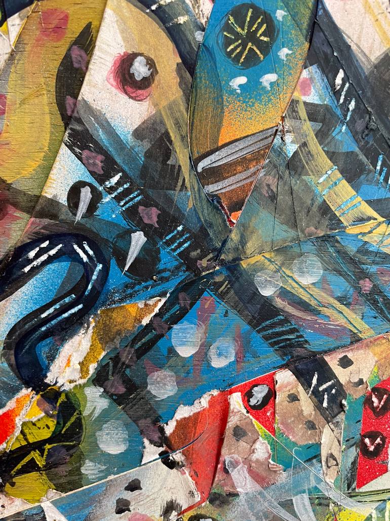 Original Abstract People Painting by - Pigeonfoot -