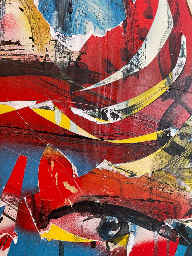 Original Abstract People Painting by - Pigeonfoot -
