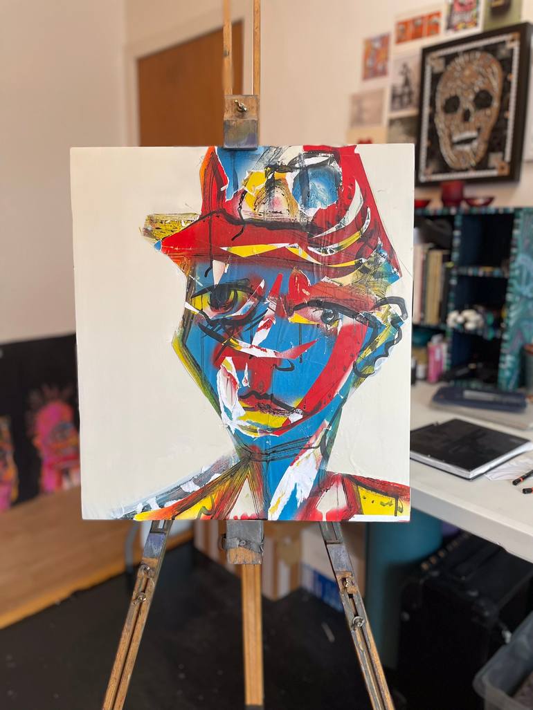 Original Abstract People Painting by - Pigeonfoot -