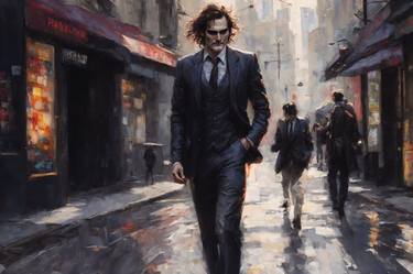 The Phoenix Walks, realism painting style, Lim.ed av.10 of 10 thumb