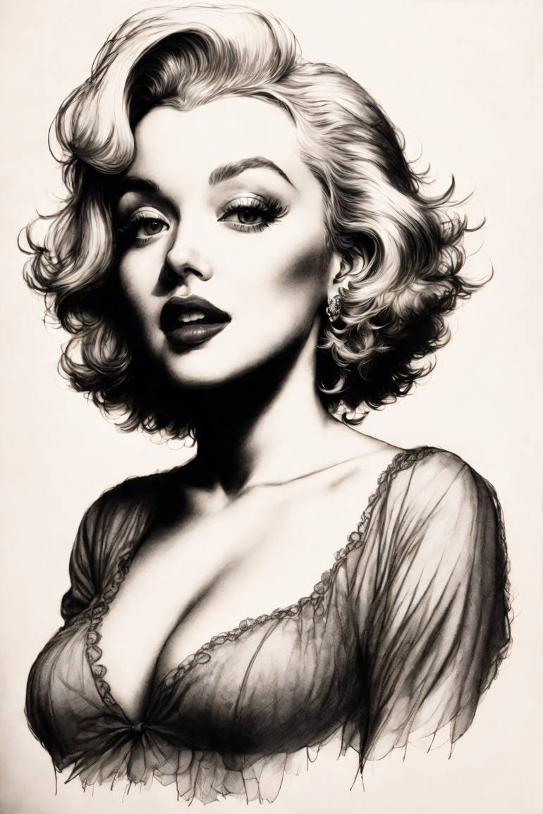 Print of Realism Celebrity Digital by Pablo Kliksberg