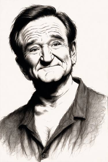 Robin Williams - Pencil and Ink Style Series (L.ed. av.10 of 10) thumb