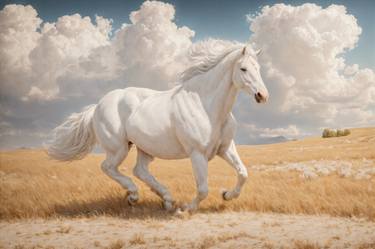 Print of Conceptual Horse Digital by Pablo Kliksberg
