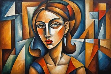 Original Cubism Women Digital by Pablo Kliksberg