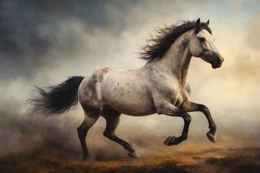 Print of Realism Horse Digital by Pablo Kliksberg