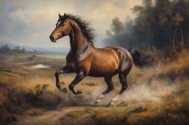 Original Realism Horse Digital by Pablo Kliksberg