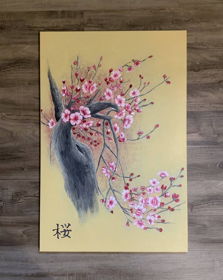 Original Floral Painting by Olena Goroshko