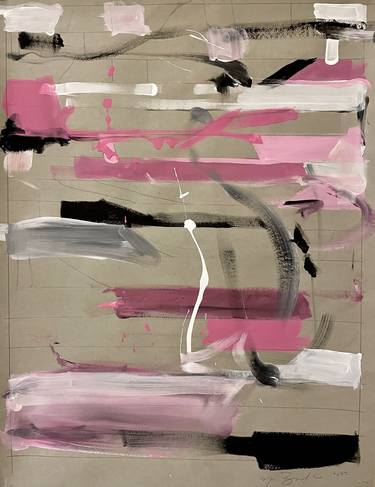 Original Abstract Expressionism Abstract Mixed Media by Noé Badillo