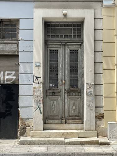 Door in Athens, number 125 thumb