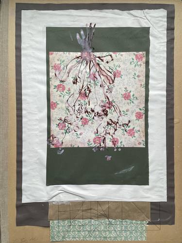 Print of Abstract Floral Mixed Media by Noé Badillo