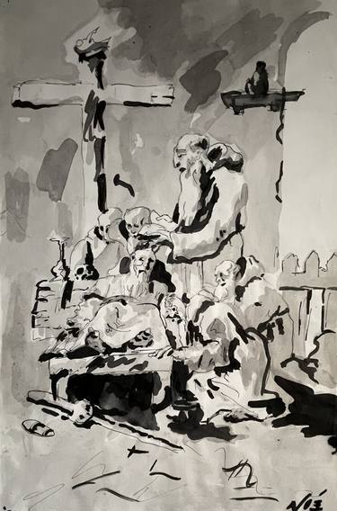 Study in Ink: After Tiepolo thumb