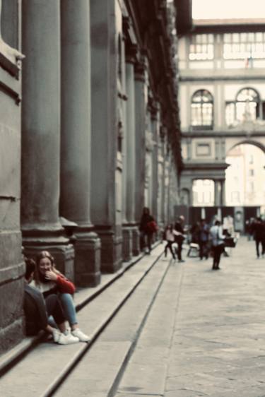 Flirting Ragazzi, Uffizi Gallery, Florence, Italy thumb