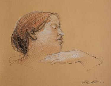 Original Realism Women Drawings by Noé Badillo