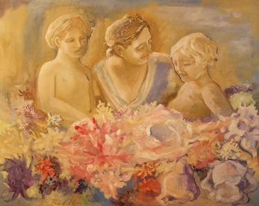 Original Romanticism Classical Mythology Paintings by Noé Badillo