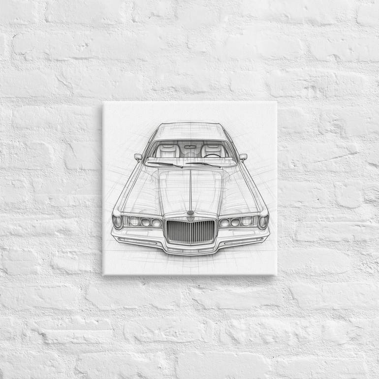 Original Car Printmaking by Samet Nail Çoban