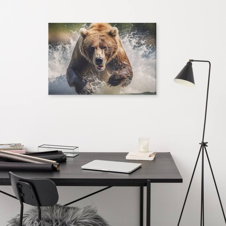Original Abstract Animal Printmaking by Samet Nail Çoban
