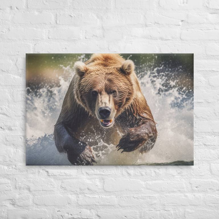 Original Abstract Animal Printmaking by Samet Nail Çoban