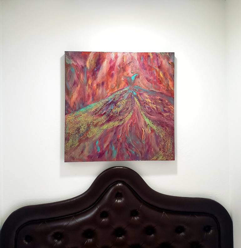 Original Abstract Fantasy Painting by Shannon Irwin