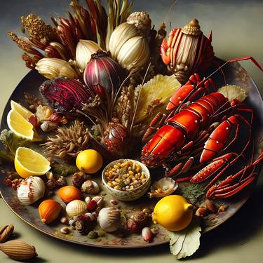 Print of Cuisine Digital by Nancy Smith