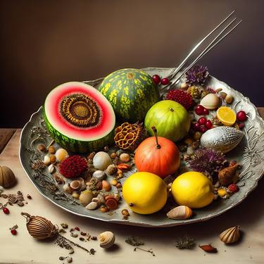 Print of Conceptual Cuisine Digital by Nancy Smith