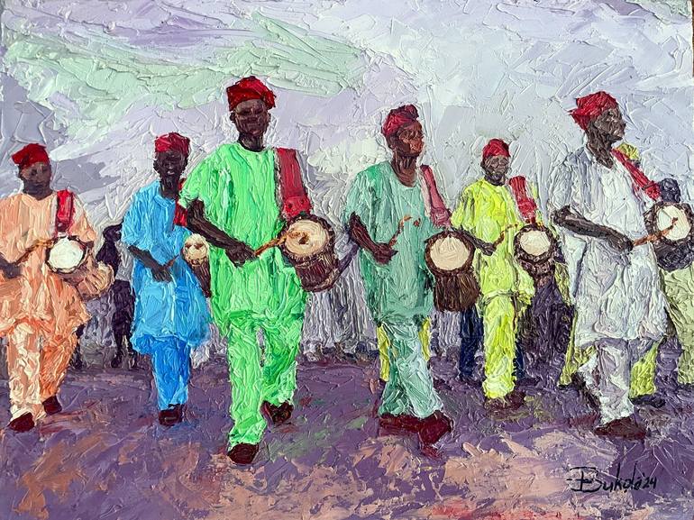 Print of Contemporary Music Paintings by Bukola Lawal