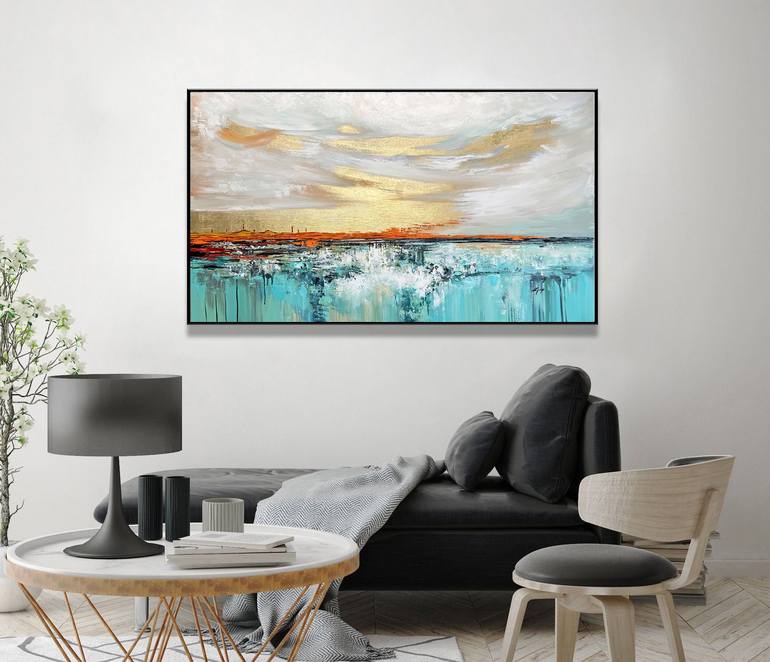 Sense of Calmness Painting by Lana Zecchini | Saatchi Art