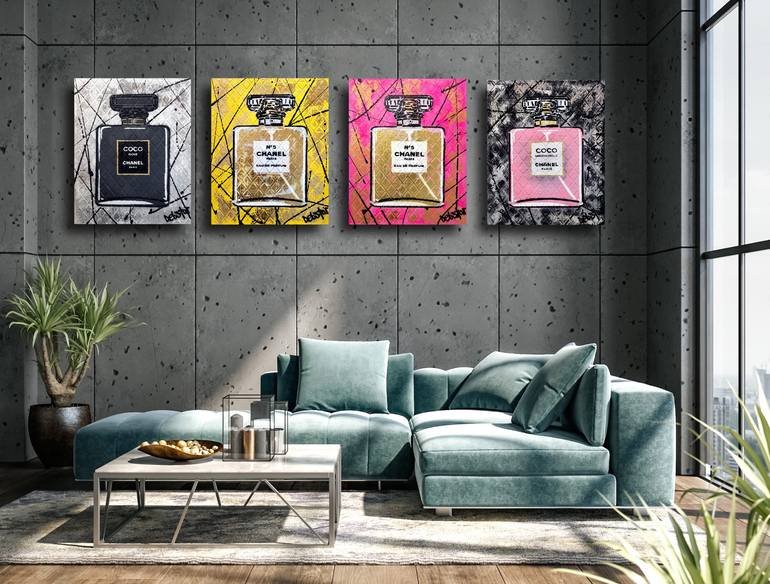 Original Abstract Pop Culture/Celebrity Painting by Deborah Lang