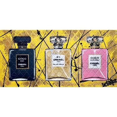 ‘Coco Chanel Perfume Collection Yellow’ Perfume Bottles thumb