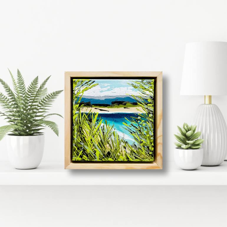 Original Beach Painting by DEBORAH LANG