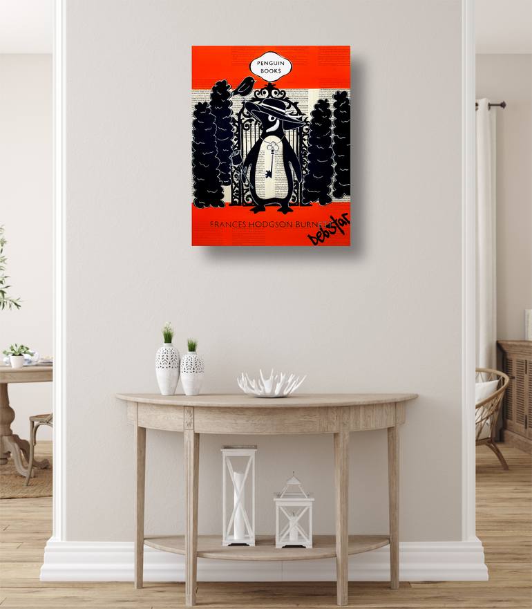 Original Black & White Animal Painting by Deborah Lang