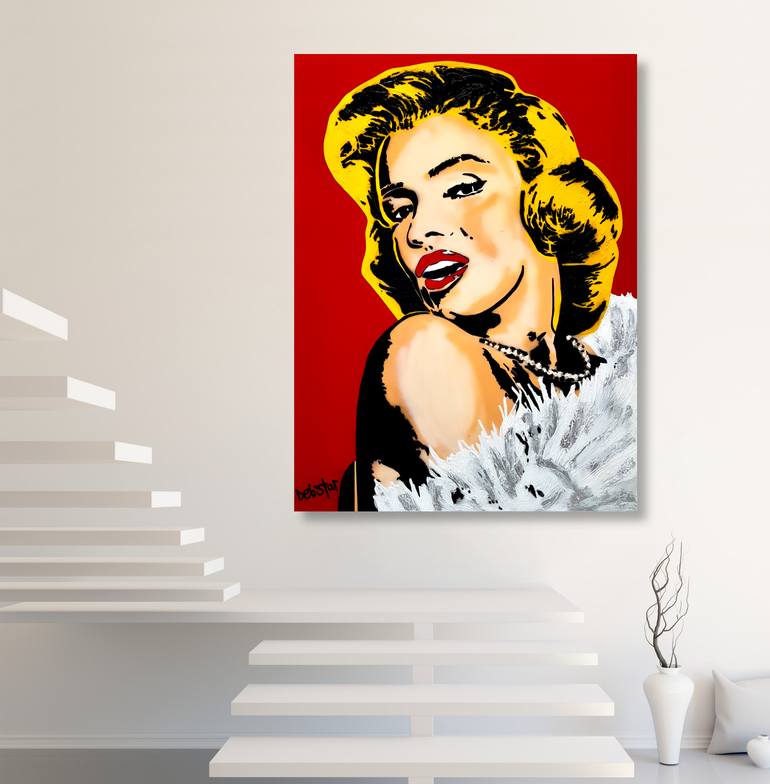 Original Abstract People Painting by Deborah Lang