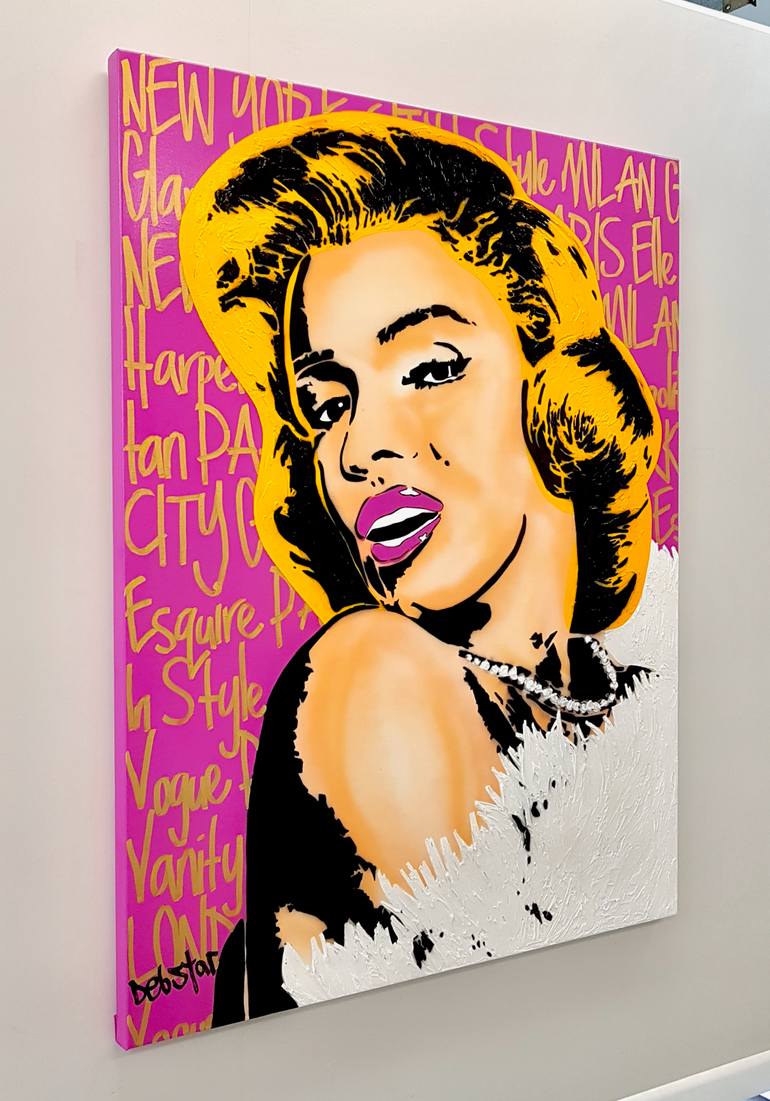 Original Abstract People Painting by Deborah Lang